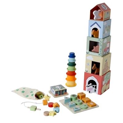 Vertbaudet Coffret 5 Jouets d’éveil – Essentiels dès 18 Mois Multicolore TU - Publicité Vertbaudet Coffret 5 Jouets d’éveil – Essentiels dès 18 Mois Multicolore TU - Publicité
