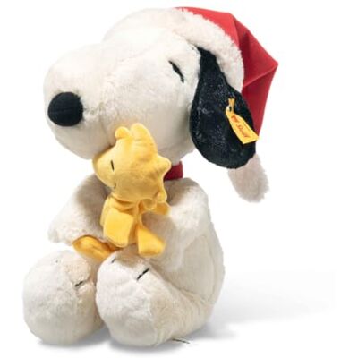 Steiff Doudou Snoopy avec Woodstock et bonnet de Noël, Doux doudou, Garçons, Filles & Bébés à partir de 0 mois, Friends, 30 cm, Blanc, 684340 - Publicité Steiff Doudou Snoopy avec Woodstock et bonnet de Noël, Doux doudou, Garçons, Filles & Bébés à partir de 0 mois, Friends, 30 cm, Blanc, 684340 - Publicité