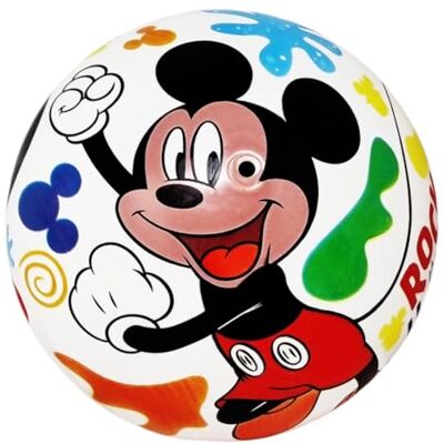 Disney Mickey Mouse Ballon bioball pour handball, mer, plage, jardin, 17 cm - Publicité Disney Mickey Mouse Ballon bioball pour handball, mer, plage, jardin, 17 cm - Publicité