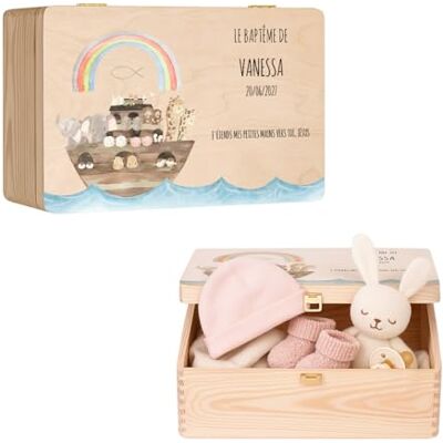 Maverton Boite Souvenir Bebe Personnalisable Cadeau Naissance Personnalisé L/XL Boite de Rangement avec Couvercle en Bois de Pin Naturel Cadeau Anniversaire Enfant Personnalisé - Publicité Maverton Boite Souvenir Bebe Personnalisable Cadeau Naissance Personnalisé L/XL Boite de Rangement avec Couvercle en Bois de Pin Naturel Cadeau Anniversaire Enfant Personnalisé - Publicité