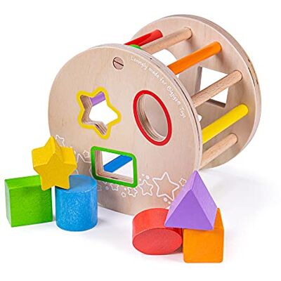 Bigjigs Jouet Tri-Sorteur en Bois - Jouet Éducatif pour Tout-petits - Publicité Bigjigs Jouet Tri-Sorteur en Bois - Jouet Éducatif pour Tout-petits - Publicité