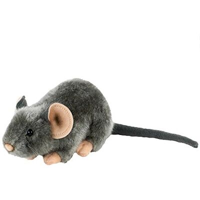 Uni-Toys Peluche souris couchée 17 cm (30 cm avec queue) Gris - Publicité Uni-Toys Peluche souris couchée 17 cm (30 cm avec queue) Gris - Publicité