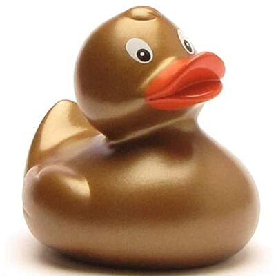 Duckshop Canard de bain Gudrun Gold I Canard couineur I L : 9 cm - Publicité Duckshop Canard de bain Gudrun Gold I Canard couineur I L : 9 cm - Publicité
