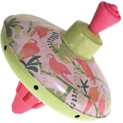 Egmont Toys Petite Toupie Perroquet Métal 550034 - Publicité Egmont Toys Petite Toupie Perroquet Métal 550034 - Publicité