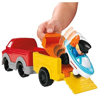 Mattel Fisher Price – Little People Wheelies Fishing Boat (cdh63) - Publicité Mattel Fisher Price – Little People Wheelies Fishing Boat (cdh63) - Publicité