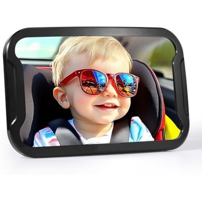 Oderra Miroir Voiture Bébé, Incassable Voiture Bébé Retroviseur, Miroir Qui Ne Tombe Pas, Miroir 360° Rotation Réglable, Accessoire Bebe Essentiel Bebe Naissance - Publicité Oderra Miroir Voiture Bébé, Incassable Voiture Bébé Retroviseur, Miroir Qui Ne Tombe Pas, Miroir 360° Rotation Réglable, Accessoire Bebe Essentiel Bebe Naissance - Publicité