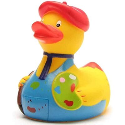 Duckshop I Canard de bain artiste I Canard de bain peintre I L : 9 cm - Publicité Duckshop I Canard de bain artiste I Canard de bain peintre I L : 9 cm - Publicité