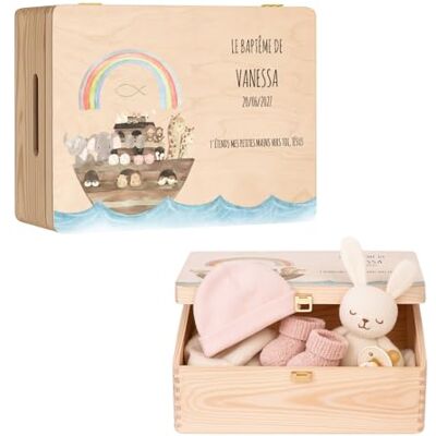 Maverton Boite Souvenir Bebe Personnalisable Cadeau Naissance Personnalisé L/XL Boite de Rangement avec Couvercle en Bois de Pin Naturel Cadeau Anniversaire Enfant Personnalisé - Publicité Maverton Boite Souvenir Bebe Personnalisable Cadeau Naissance Personnalisé L/XL Boite de Rangement avec Couvercle en Bois de Pin Naturel Cadeau Anniversaire Enfant Personnalisé - Publicité
