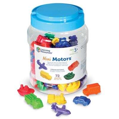 Learning Resources Engins à Compter Mini Motors (Jeu de 72) - Publicité Learning Resources Engins à Compter Mini Motors (Jeu de 72) - Publicité