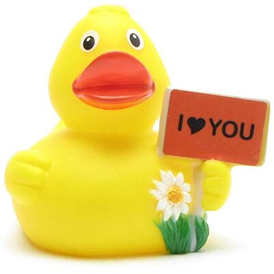 Duckshop Canard de bain I Love You I L : 8 cm - Publicité Duckshop Canard de bain I Love You I L : 8 cm - Publicité