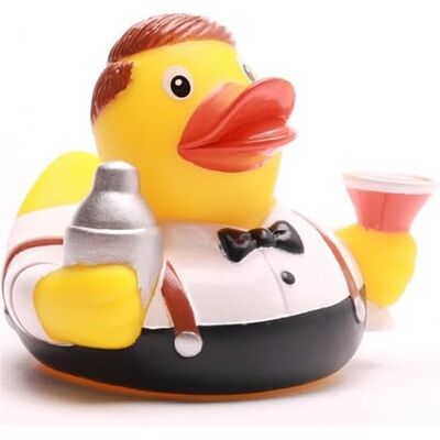 Duckshop I Canard de bain barman I Canard couineur I Canard de bain L : 8,5 cm I Cadeau pour les noctambules I Cadeau pour les collectionneurs I - Publicité Duckshop I Canard de bain barman I Canard couineur I Canard de bain L : 8,5 cm I Cadeau pour les noctambules I Cadeau pour les collectionneurs I - Publicité