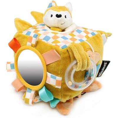 LES DÉGLINGOS Les DEGLINGOS Cube d'activités en Tissu Cyranos Le Renard Jouet d'éveil sonore et Tactile pour bébé Jouet de développement Cadeau de Naissance 12cm Moutarde Moutarde - Publicité LES DÉGLINGOS Les DEGLINGOS Cube d'activités en Tissu Cyranos Le Renard Jouet d'éveil sonore et Tactile pour bébé Jouet de développement Cadeau de Naissance 12cm Moutarde Moutarde - Publicité
