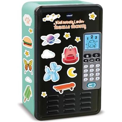 VTech KidiSecrets Locker Casier Secret, Nouveaux Accessoires, Coffre-Fort avec Code Secret, Personnalisable, écran LCD, Musique, Jouets électroniques pour Enfants à partir de 6 Ans, Couleur Noire - Publicité VTech KidiSecrets Locker Casier Secret, Nouveaux Accessoires, Coffre-Fort avec Code Secret, Personnalisable, écran LCD, Musique, Jouets électroniques pour Enfants à partir de 6 Ans, Couleur Noire - Publicité