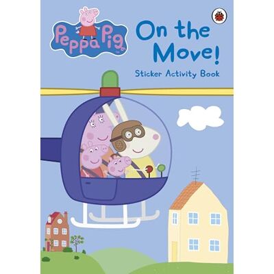 Peppa Pig: On the Move! Sticker Activity Book - Publicité Peppa Pig: On the Move! Sticker Activity Book - Publicité