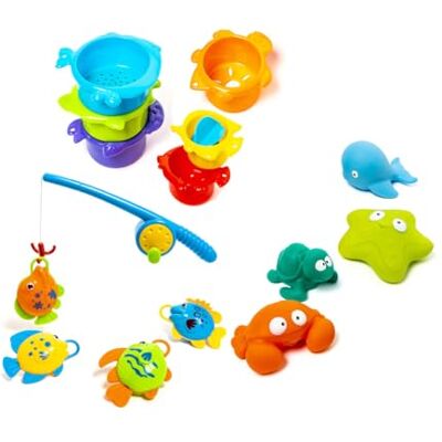 oxybul Box Jouets de Bain 15 pièces 12 Mois 4 Ans - Publicité oxybul Box Jouets de Bain 15 pièces 12 Mois 4 Ans - Publicité