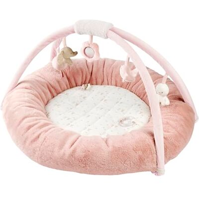 Nattou FANFAN Coussin d’activités avec arche - Publicité Nattou FANFAN Coussin d’activités avec arche - Publicité