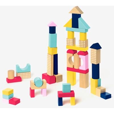 oxybul Baril boîte à Formes et 75 Blocs en Bois 18-4 Ans - Publicité oxybul Baril boîte à Formes et 75 Blocs en Bois 18-4 Ans - Publicité