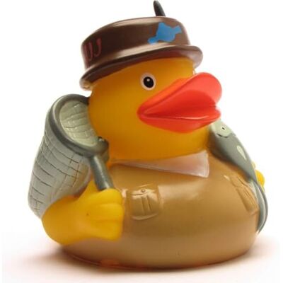 Duckshop I Angler Canard de bain I Canard de bain couineur I Canard de bain L 8 cm avec porte-clés en kit - Publicité Duckshop I Angler Canard de bain I Canard de bain couineur I Canard de bain L 8 cm avec porte-clés en kit - Publicité