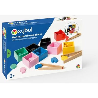 oxybul Jeu de tri en Bois avec Pinces 2 Ans 5 Ans - Publicité oxybul Jeu de tri en Bois avec Pinces 2 Ans 5 Ans - Publicité