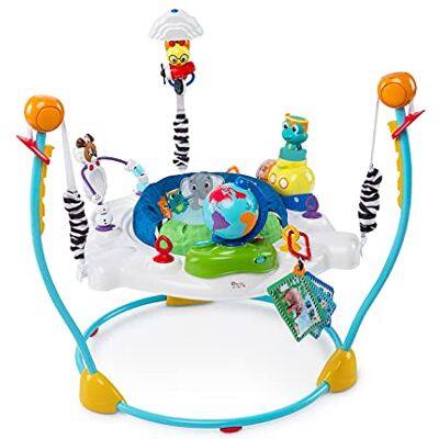 Baby Einstein , Aire d'éveil à Rebonds Journey of Discovery, Hauteur Réglable, Développement de la Motricité, Lumières et mélodies, 6 mois et plus - Publicité Baby Einstein , Aire d'éveil à Rebonds Journey of Discovery, Hauteur Réglable, Développement de la Motricité, Lumières et mélodies, 6 mois et plus - Publicité