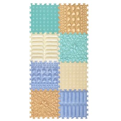 Tapis sensoriels Ortonature - Ensemble de 8 pour enfants et adultes - Publicité Tapis sensoriels Ortonature - Ensemble de 8 pour enfants et adultes - Publicité