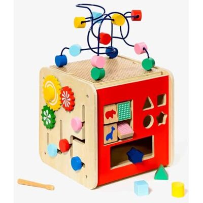 oxybul Cube géant Multi activités en Bois 12-3 Ans - Publicité oxybul Cube géant Multi activités en Bois 12-3 Ans - Publicité