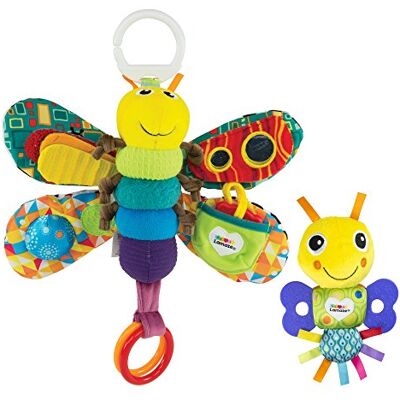 LAMAZE TOMY Coffret Cadeau Freddie La Luciole L27875, Inclus Une Peluche Bébé à Clip pour Berceau Ou Poussette Et Un Mini Hochet de Dentition, Jouets d'Éveil Bébé Convient Dès la Naissance - Publicité LAMAZE TOMY Coffret Cadeau Freddie La Luciole L27875, Inclus Une Peluche Bébé à Clip pour Berceau Ou Poussette Et Un Mini Hochet de Dentition, Jouets d'Éveil Bébé Convient Dès la Naissance - Publicité