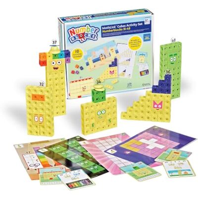 Learning Resources Numberblocks 31-40 MathLink® Cubes Set d'Activités Jouet Numberblocks pour apprendre à compter, développer les compétences mathématiques et le calcul, 3-5 ans - Publicité Learning Resources Numberblocks 31-40 MathLink® Cubes Set d'Activités Jouet Numberblocks pour apprendre à compter, développer les compétences mathématiques et le calcul, 3-5 ans - Publicité
