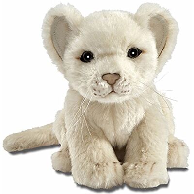 Hansa Animal Peluche Lion Blanc Bébé Assis 18 cmh - Publicité Hansa Animal Peluche Lion Blanc Bébé Assis 18 cmh - Publicité