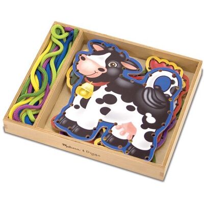 Melissa & Doug Panneaux en Bois et Lacets Animaux de la Ferme, Jouets d'activité et de développement, Jouet d'apprentissage, Loisirs créatifs pour Filles et garçons de 3 4 5 6 Ans - Publicité Melissa & Doug Panneaux en Bois et Lacets Animaux de la Ferme, Jouets d'activité et de développement, Jouet d'apprentissage, Loisirs créatifs pour Filles et garçons de 3 4 5 6 Ans - Publicité