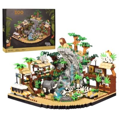 Tirff Kit de Blocs de Construction de Zoo, Ensemble de Construction de Parc Animalier, Ensemble de Jeu de Construction MOC, idée de Cadeau d'anniversaire pour Enfants Filles Garçons 4800 pièces - Publicité Tirff Kit de Blocs de Construction de Zoo, Ensemble de Construction de Parc Animalier, Ensemble de Jeu de Construction MOC, idée de Cadeau d'anniversaire pour Enfants Filles Garçons 4800 pièces - Publicité