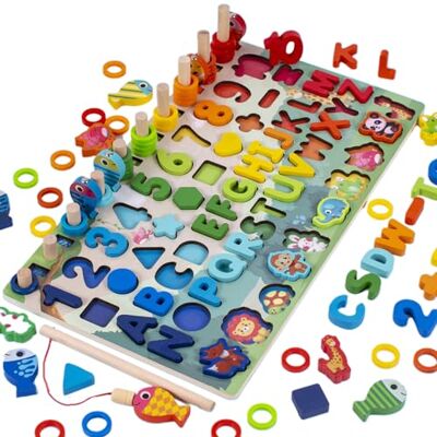 THINCAN Number & Jouet d'apprentissage des couleurs pour les tout-petits de 2 à 5 ans Garçons préscolaires et filles Couleurs assorties Jouet éducatif pour bébé - Publicité THINCAN Number & Jouet d'apprentissage des couleurs pour les tout-petits de 2 à 5 ans Garçons préscolaires et filles Couleurs assorties Jouet éducatif pour bébé - Publicité