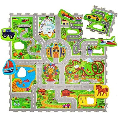 Tapis Puzzle Hakuna Matte - 120x120 cm, Non toxique, Imperméable - Publicité Tapis Puzzle Hakuna Matte - 120x120 cm, Non toxique, Imperméable - Publicité