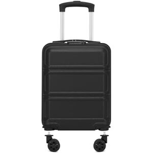Kono Valise Cabine 40x30x20 cm 15" sous Siège, Approuvée Ryanair, Bagage à Main Léger ABS+PC, Roues Amovibles, Coque Dure (Noir) - Publicité Kono Valise Cabine 40x30x20 cm 15" sous Siège, Approuvée Ryanair, Bagage à Main Léger ABS+PC, Roues Amovibles, Coque Dure (Noir) - Publicité