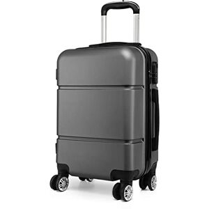 Kono Valise Cabine Rigide Bagages à Main à roulettes Légere ABS 56x38x23 cm Valises 33L Trolley de Voyage, Gris - Publicité Kono Valise Cabine Rigide Bagages à Main à roulettes Légere ABS 56x38x23 cm Valises 33L Trolley de Voyage, Gris - Publicité