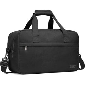 Kono Sac de Voyage 40x20x25cm Pliable Sac Cabine à Main Léger pour Ryanair avec Bandoulière 20 litres, Noir - Publicité Kono Sac de Voyage 40x20x25cm Pliable Sac Cabine à Main Léger pour Ryanair avec Bandoulière 20 litres, Noir - Publicité