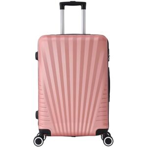 Valise Grande Taille Rigide 75cm – Soute Avion – Bagage XL léger ABS – 4 Roues pivotantes 360° – Fermeture zippée – Poignée télescopique – Rose Gold – Collection Elegance TROLLEY ADC - Publicité Valise Grande Taille Rigide 75cm – Soute Avion – Bagage XL léger ABS – 4 Roues pivotantes 360° – Fermeture zippée – Poignée télescopique – Rose Gold – Collection Elegance TROLLEY ADC - Publicité