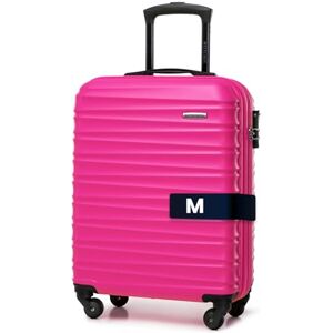 WITTCHEN Valise Cabine Bagages de Voyage Bagage à Main Valise Rigide ABS 4 roulettes Pivotantes Serrure à Combinaison Poignée Télescopique Groove Line Taille M Rose Air France/Easyjet/Transavia France - Publicité WITTCHEN Valise Cabine Bagages de Voyage Bagage à Main Valise Rigide ABS 4 roulettes Pivotantes Serrure à Combinaison Poignée Télescopique Groove Line Taille M Rose Air France/Easyjet/Transavia France - Publicité