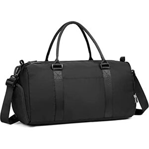 Kono Sac de Sport de Voyage, Sac à bandoulière pour Homme et Femme, Sac fourre-Tout avec Poche Humide et Compartiment à Chaussures, Noir, Mode - Publicité Kono Sac de Sport de Voyage, Sac à bandoulière pour Homme et Femme, Sac fourre-Tout avec Poche Humide et Compartiment à Chaussures, Noir, Mode - Publicité
