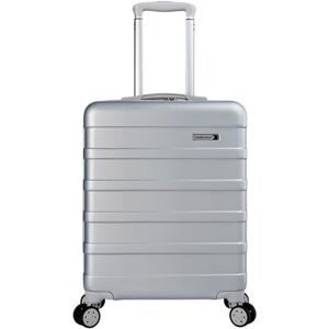 Cabin Max Anode Valise à main légère avec coque rigide, 4 roues, serrure à combinaison, argenté, 55 x 40 x 20 cm - Publicité Cabin Max Anode Valise à main légère avec coque rigide, 4 roues, serrure à combinaison, argenté, 55 x 40 x 20 cm - Publicité