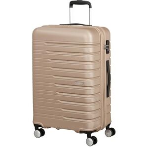 American Tourister Flashline Étui Rigide de Taille Moyenne 67 cm, Extensible, étui de Voyage à 4 roulettes, Serrure TSA, 69/75 L, Or Ivoire - Publicité American Tourister Flashline Étui Rigide de Taille Moyenne 67 cm, Extensible, étui de Voyage à 4 roulettes, Serrure TSA, 69/75 L, Or Ivoire - Publicité