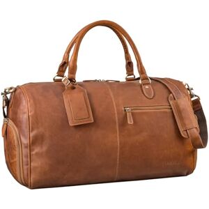 STILORD Sac de Voyage en Cuir Grand Taille Sac Weekend Multi-Poches Sac Cabine Imperméables Cuir XL Bagage Cabine Cuir Vache Sac Sport Hommes et Femmes Couleur:Cognac Marron - Publicité STILORD Sac de Voyage en Cuir Grand Taille Sac Weekend Multi-Poches Sac Cabine Imperméables Cuir XL Bagage Cabine Cuir Vache Sac Sport Hommes et Femmes Couleur:Cognac Marron - Publicité