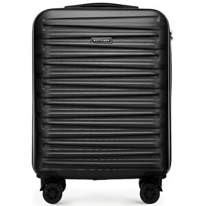 WITTCHEN Skyspeed Line Valise Cabine ABS Valise Coque Dure Valise de Voyage à roulettes Petit Bagage Trolley Serrure à Combinaison Poignée télescopique 4 roulettes Noir Air France/Easyjet/Ryanair - Publicité WITTCHEN Skyspeed Line Valise Cabine ABS Valise Coque Dure Valise de Voyage à roulettes Petit Bagage Trolley Serrure à Combinaison Poignée télescopique 4 roulettes Noir Air France/Easyjet/Ryanair - Publicité