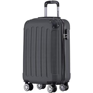 TRVLMORE Valise Cabine 55x35x25 Bagages Cabine Bagage Cabine 55x35x25 Petite Valise Valise Cabine 55x40x20 Valise Rigide Valise Roulette Trolley Voyage Suitcase Noir - Publicité TRVLMORE Valise Cabine 55x35x25 Bagages Cabine Bagage Cabine 55x35x25 Petite Valise Valise Cabine 55x40x20 Valise Rigide Valise Roulette Trolley Voyage Suitcase Noir - Publicité