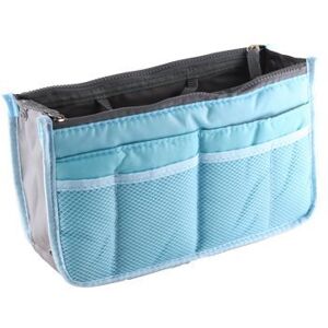 NOVAGO Organiseur Pochette Sac de Rangement intérieur pour Sac à Main ou Sac de Voyage (Divers Coloris Disponibles) (Bleu) - Publicité NOVAGO Organiseur Pochette Sac de Rangement intérieur pour Sac à Main ou Sac de Voyage (Divers Coloris Disponibles) (Bleu) - Publicité