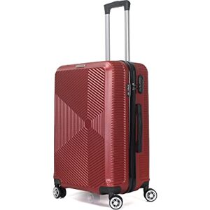 Valise Grande Taille 75cm – Bagage Soute XL 94L ABS Léger et Résistant – 4 Roues Doubles 360° Silencieuses – Cadenas 3 Chiffres – Bordeaux – TROLLEY ADC – Collection Luton - Publicité Valise Grande Taille 75cm – Bagage Soute XL 94L ABS Léger et Résistant – 4 Roues Doubles 360° Silencieuses – Cadenas 3 Chiffres – Bordeaux – TROLLEY ADC – Collection Luton - Publicité