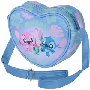 Disney Lilo et Stitch Jolly-Sac à Bandoulière Coeur Casual, Bleu, 21 x 15,5 cm - Publicité Disney Lilo et Stitch Jolly-Sac à Bandoulière Coeur Casual, Bleu, 21 x 15,5 cm - Publicité