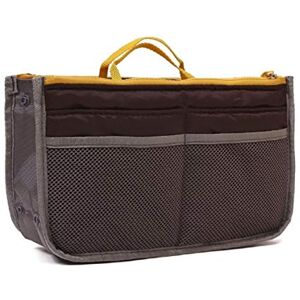 NOVAGO Organiseur Pochette Sac de Rangement intérieur pour Sac à Main ou Sac de Voyage (Divers Coloris Disponibles) (Gris) - Publicité NOVAGO Organiseur Pochette Sac de Rangement intérieur pour Sac à Main ou Sac de Voyage (Divers Coloris Disponibles) (Gris) - Publicité