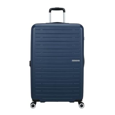 American Tourister Aerojoy Chariot en polypropylène, Bleu foncé 1247, L, Classique - Publicité American Tourister Aerojoy Chariot en polypropylène, Bleu foncé 1247, L, Classique - Publicité