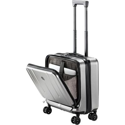 TydeCkare Mallette Bagage à Main de 16" avec 2 Compartiments pour Ordinateur Portable, Gris foncé, 16 inch, Valise - Publicité TydeCkare Mallette Bagage à Main de 16" avec 2 Compartiments pour Ordinateur Portable, Gris foncé, 16 inch, Valise - Publicité